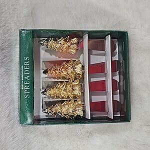 VINTAGE Boston Warehouse Gold Christmas Tree Spreaders